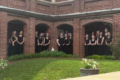 Birmingham Girls Choir on stage during a concert
