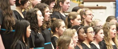 Birmingham Girls Choir singers together after a concert