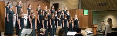 Birmingham Girls Choir performing at a concert