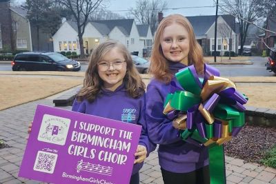 Birmingham Girls Choir singers supported by donors and sponsors